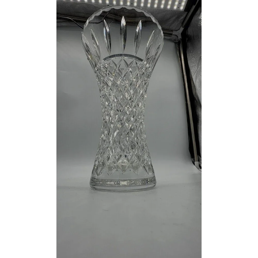 WORLD'S FINERY IMPERLUX HANDCUT LEAD CRYSTAL 24% РЬС VASE